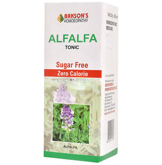 Bakson's Homeopathy Alfalfa Tonic Sugar Free