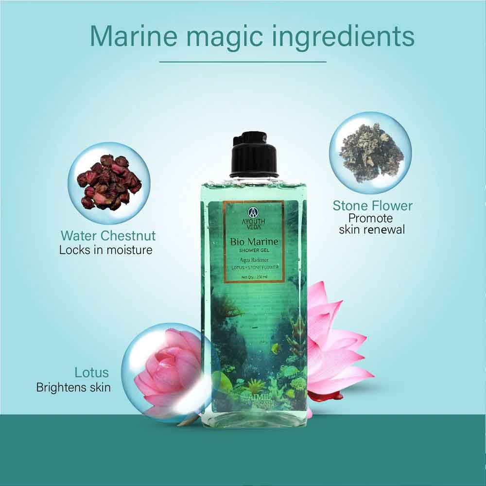 Ayouthveda Bio Marine Shower Gel