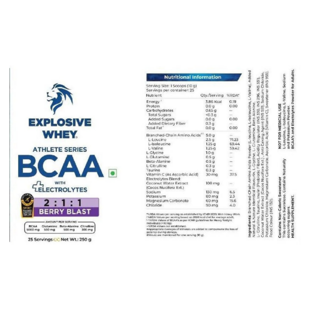Explosive Whey Athlete Series BCAA