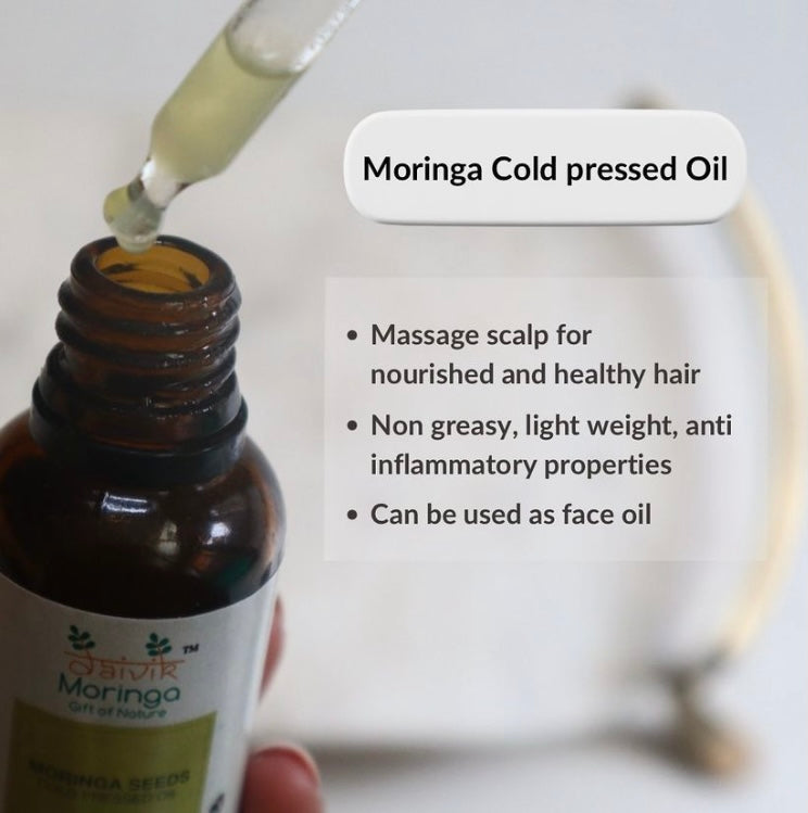 Moringa seeds cold pressed oil