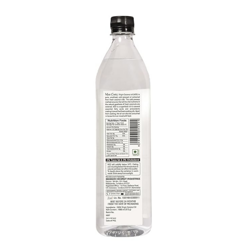 Max Care Virgin Coconut Oil (Cold Pressed)
