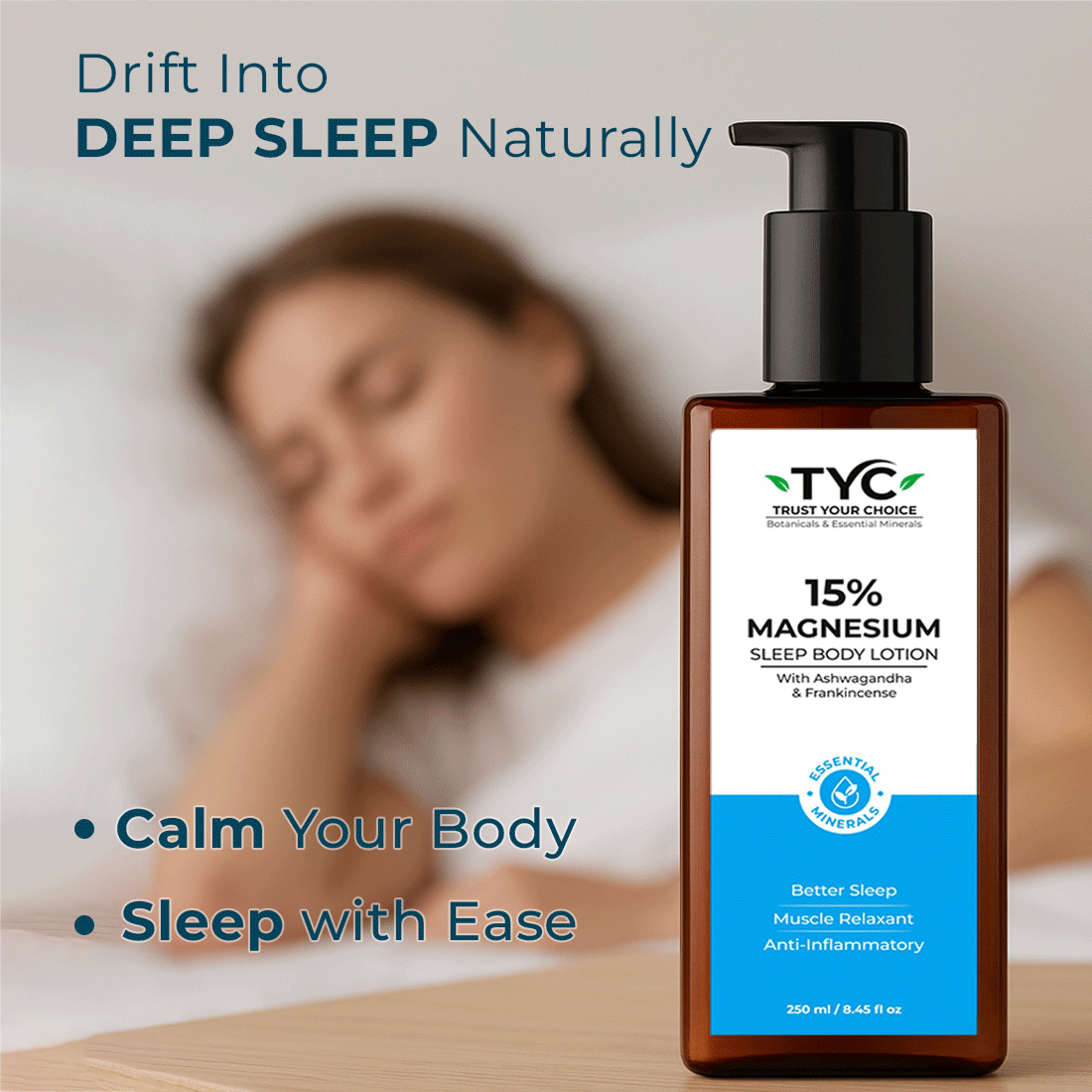 TYC 15% Magnesium Sleep Body Lotion