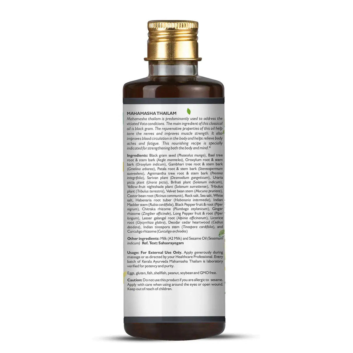 Kerala Ayurveda USA Mahamasha Thailam