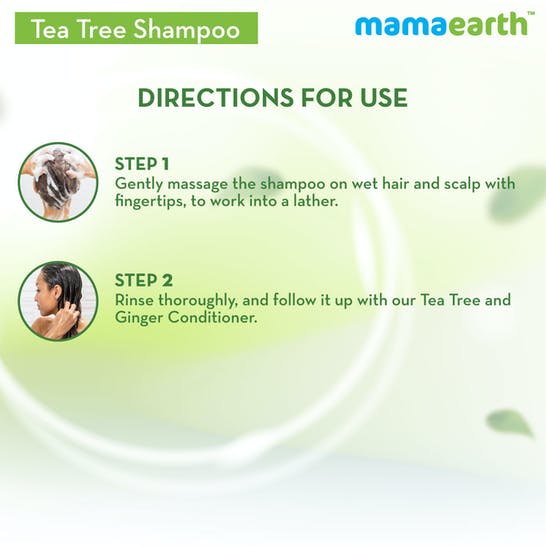 Mamaearth Tea Tree Anti Dandruff Shampoo For Dandruff Free Hair (250 ml)