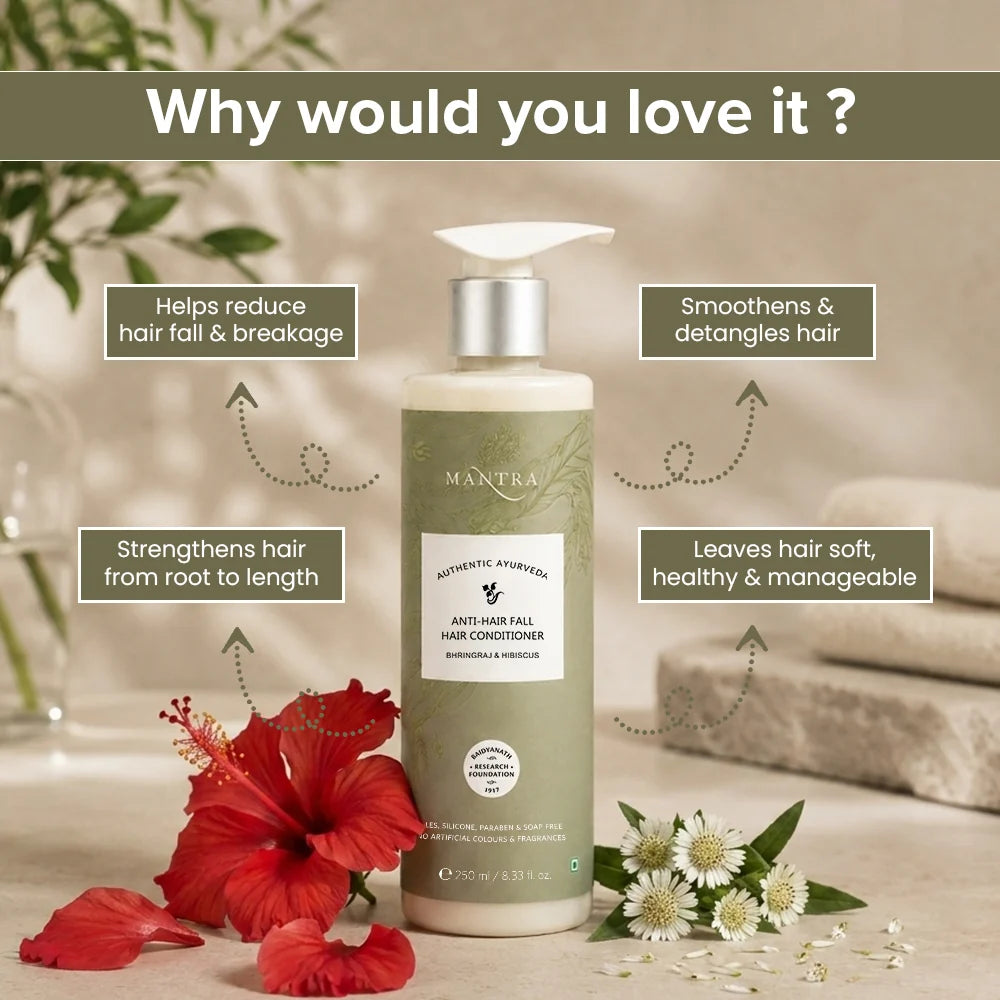 Mantra Anti-Hair Fall Hair Conditioner Bhringraj & Hibiscus
