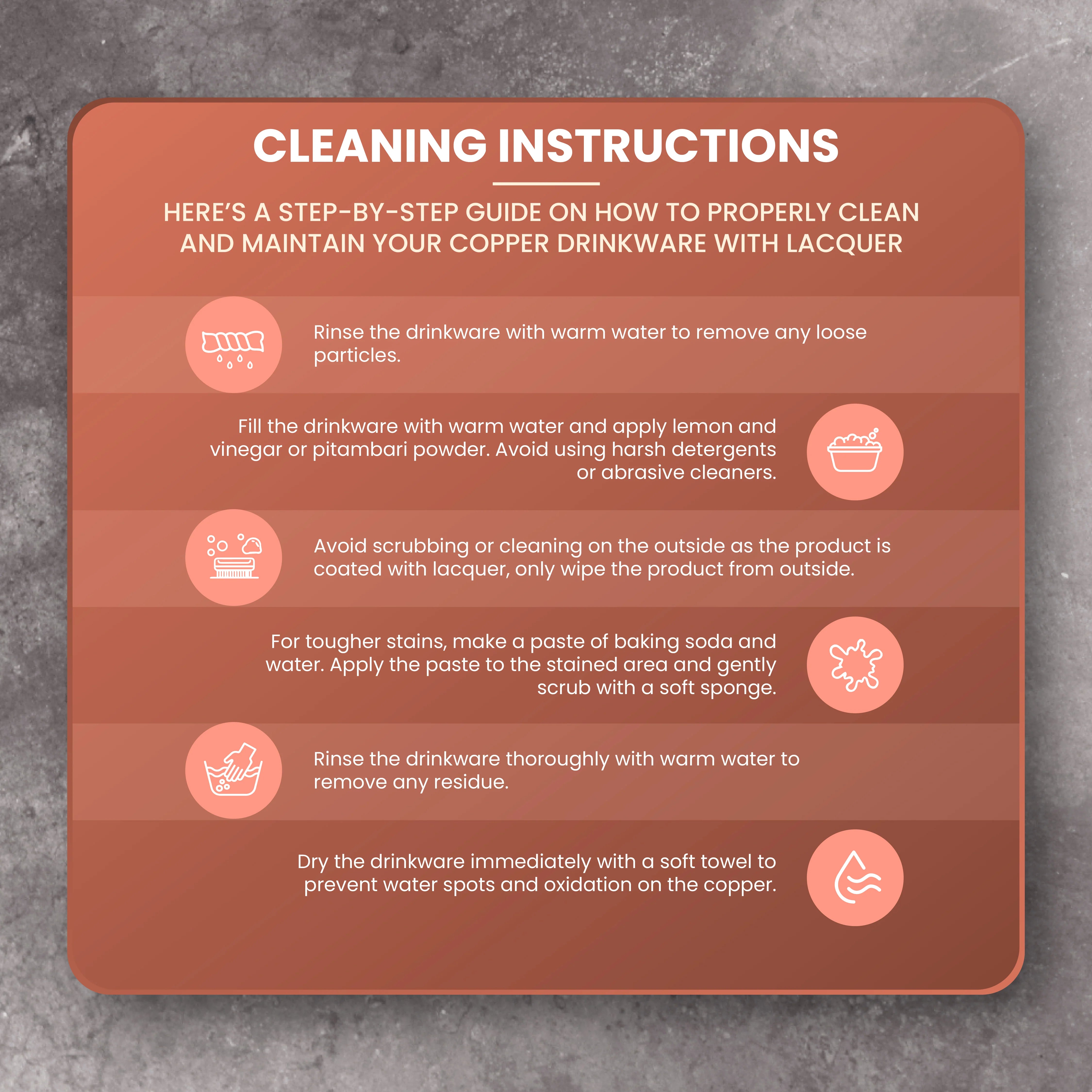 Health Smith Pure Copper Water Bottle | Leak proof Water Bottle, Matte Finish | 1 Litre