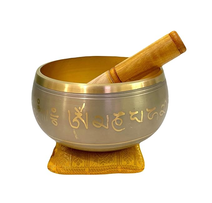Singing Bowl | Tibetan Buddhist Prayer Instrument With Wooden Stick | Meditation Bowl