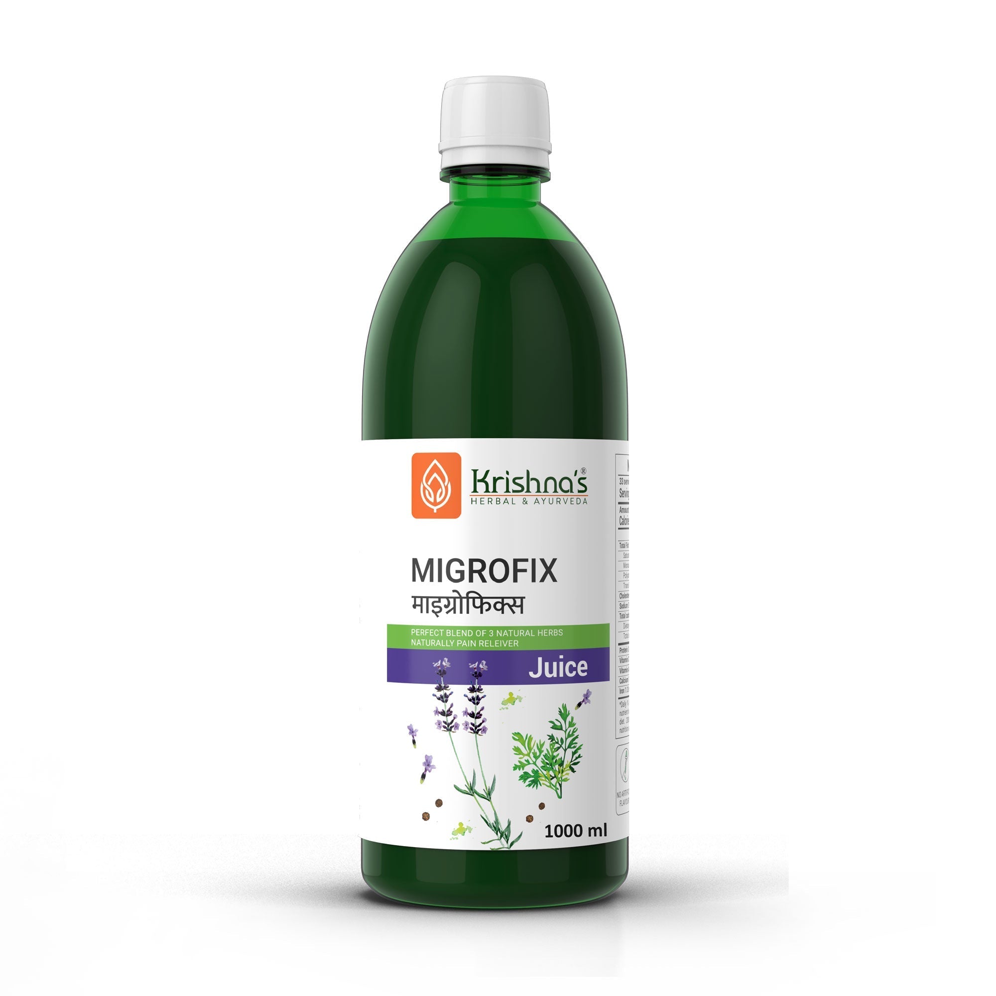 Krishna'S Herbal & Ayurveda Migrofix Juice