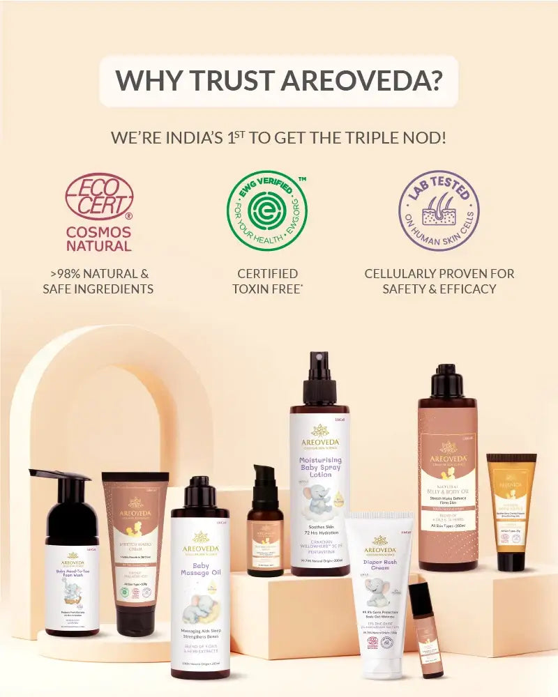 AreoVeda Mini Mom and Baby Wash Combo
