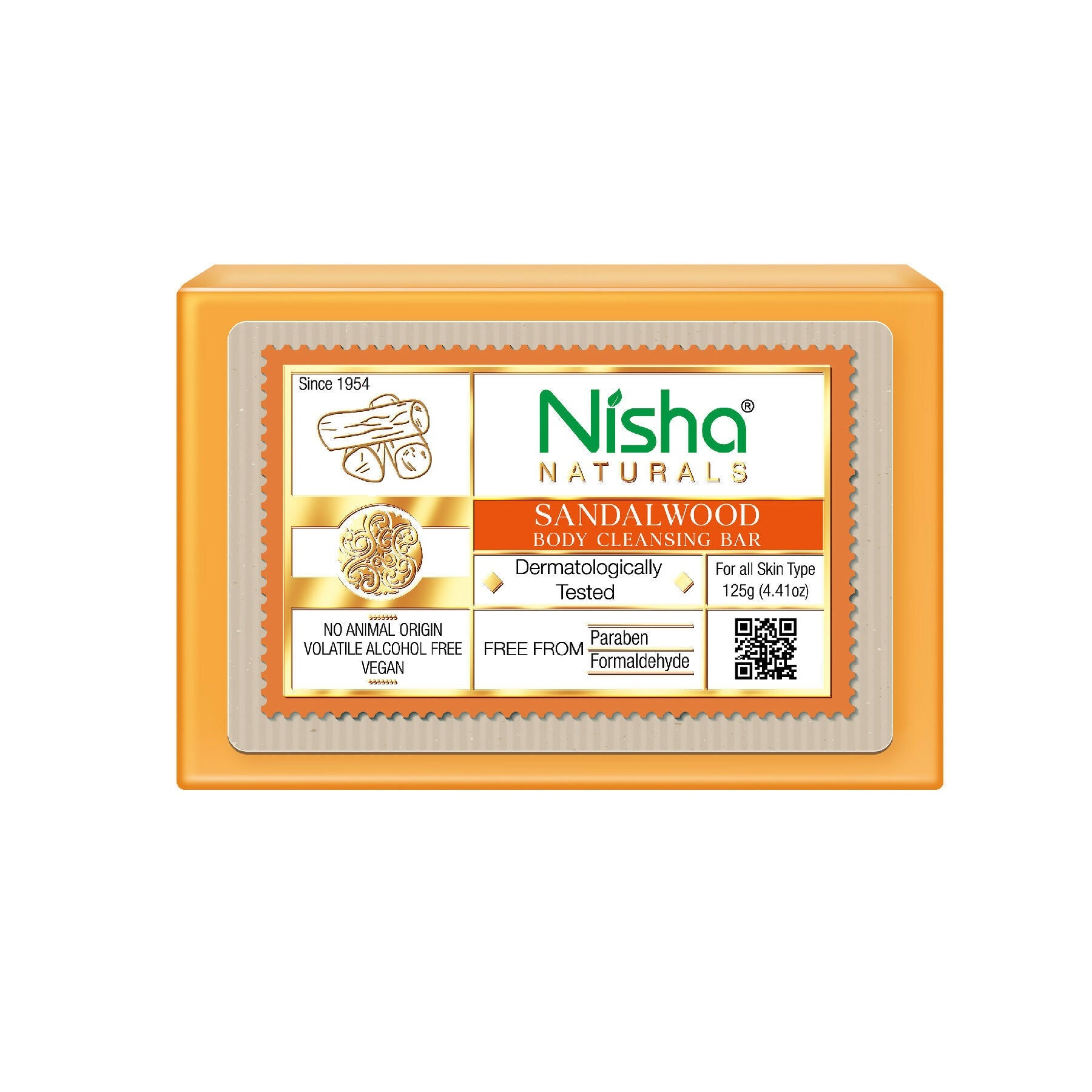 Nisha Sandalwood Body Cleansing Soap Bar