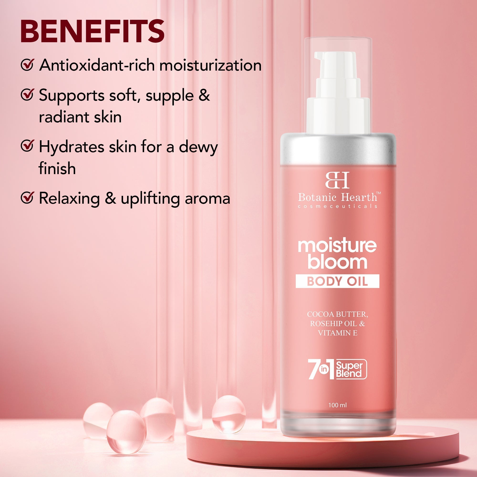 Botanic Hearth Moisture Bloom Body Oil