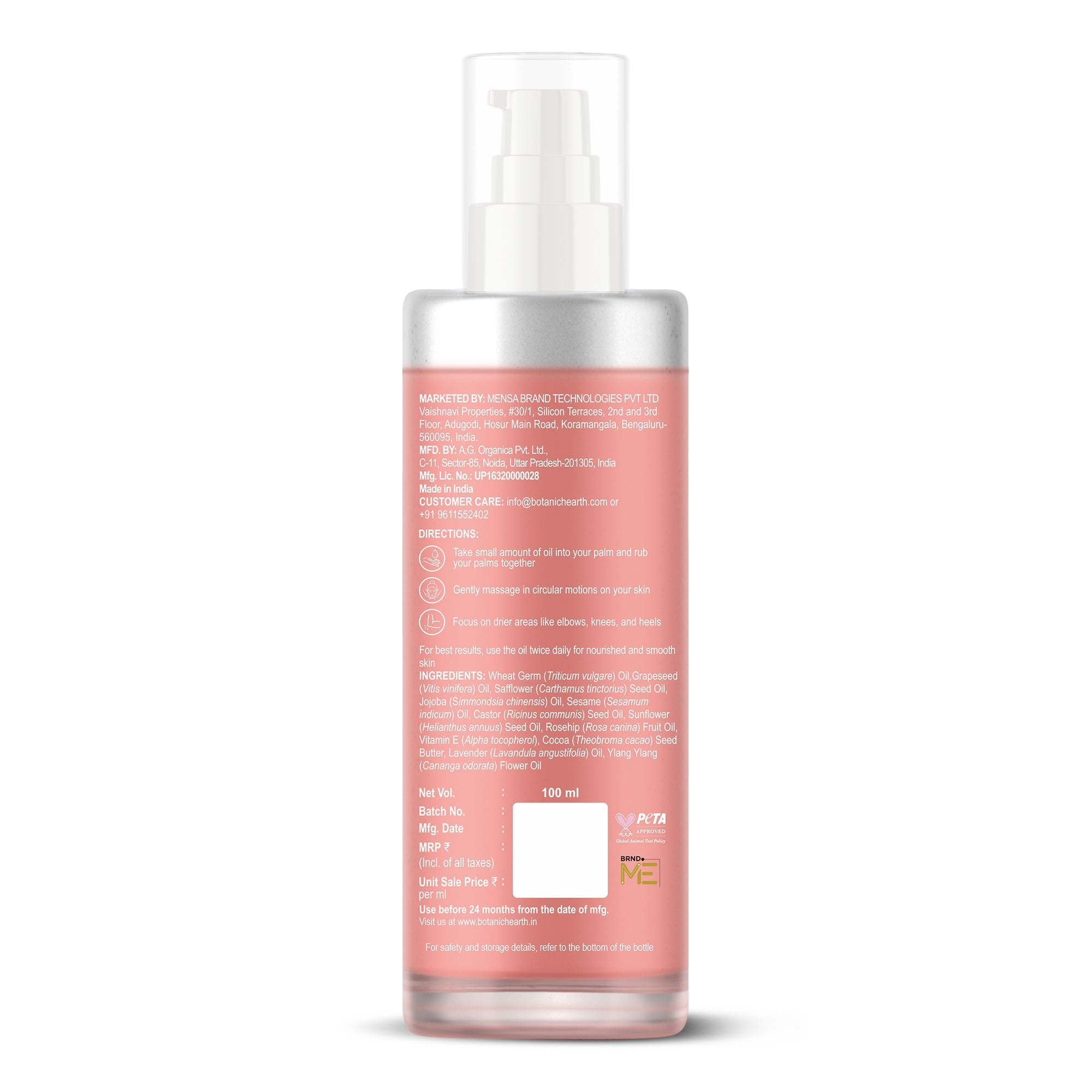 Botanic Hearth Moisture Bloom Body Oil