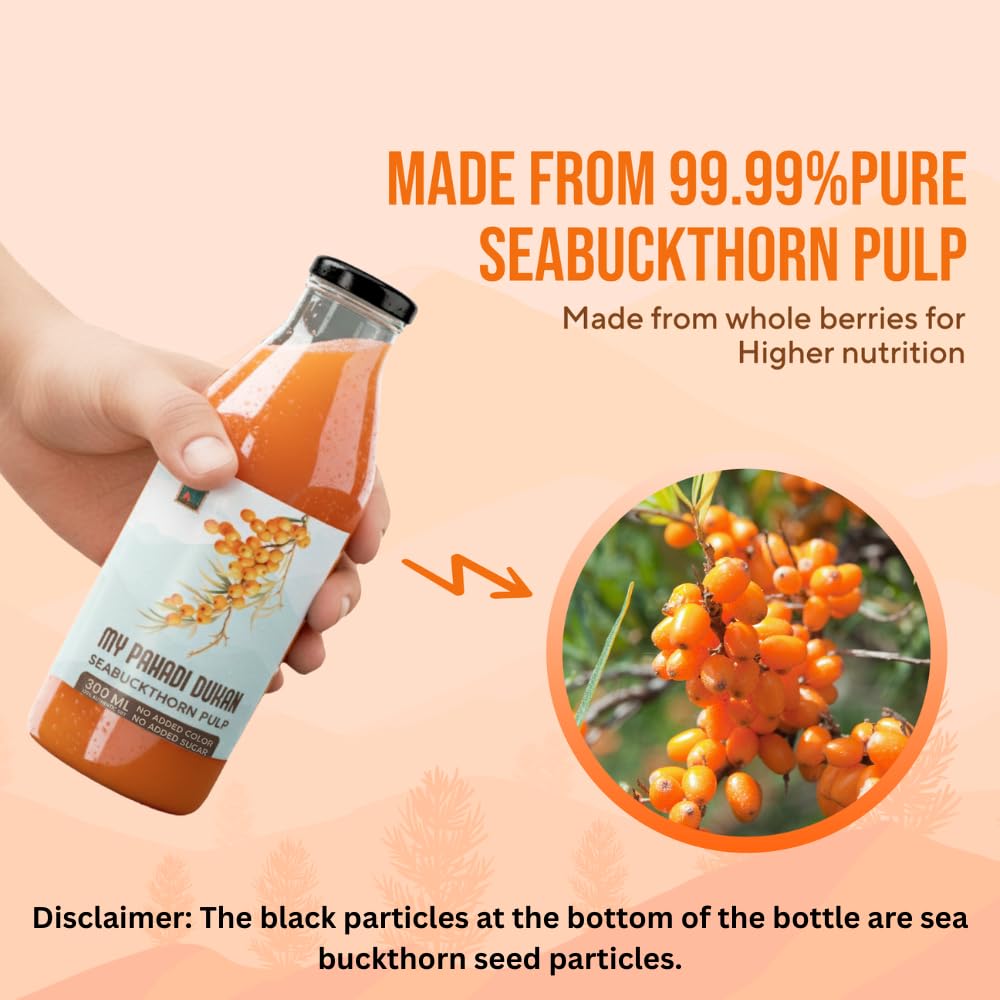 My Pahadi Dukan Himalayan Sea Buckthorn Pulp 300ml