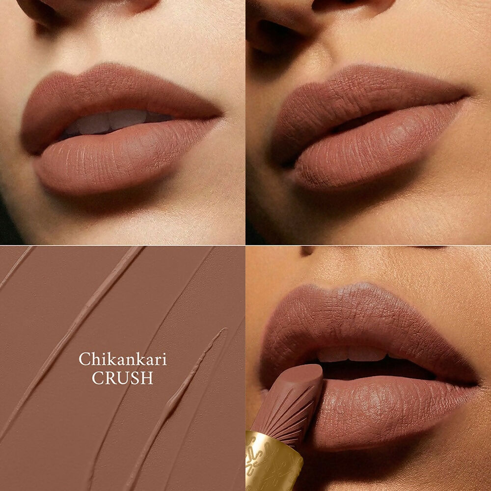 Kay Beauty x Falguni Shane Peacock Luxe Matte Lipstick - Chikankari Crush
