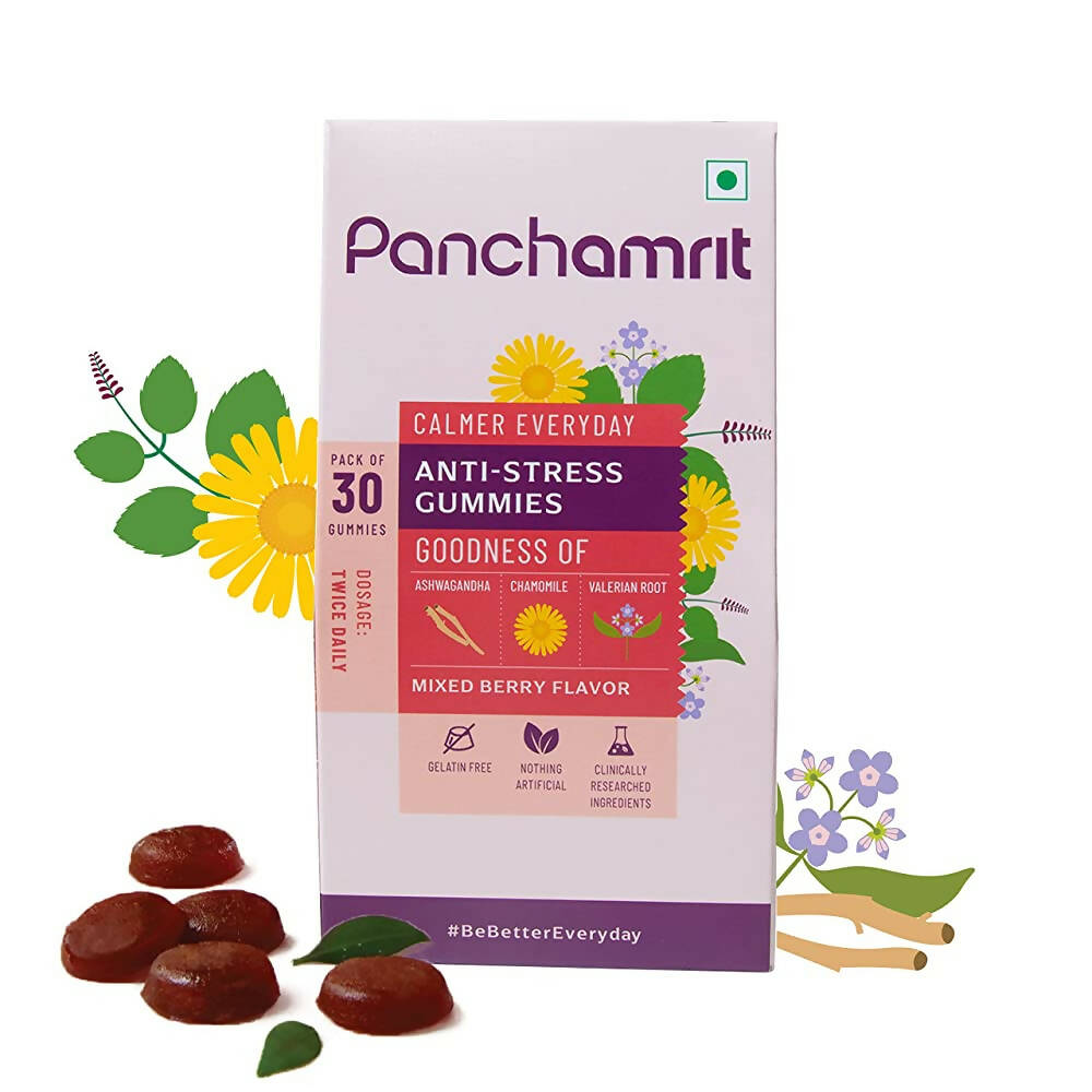 Panchamrit Anti-Stress Gummies- Mixed Berry Flavor