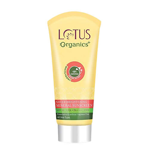 Lotus Organics Sheer Brightening Mineral Sunscreen