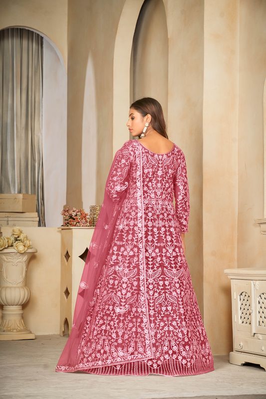 Aastha Gajri Dupatta with Net top fabric Santoon Net Bottom fabric