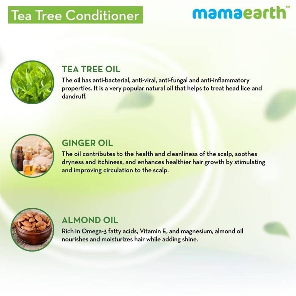Mamaearth Tea Tree Conditioner For Dandruff Free Hair (250 ml)