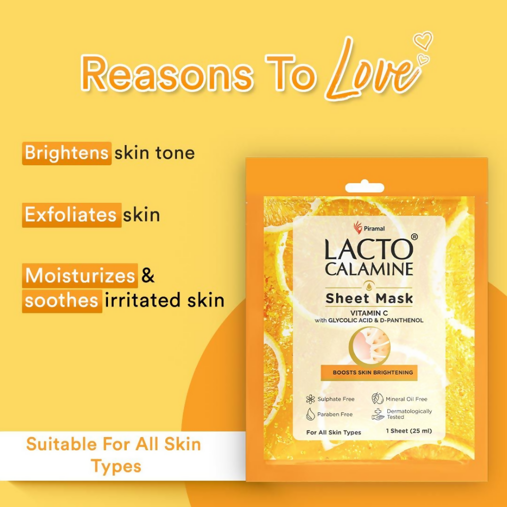 Lacto Calamine Vitamin C Face Sheet Mask