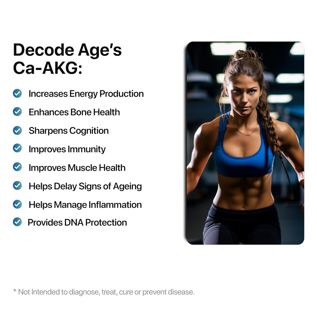 Decode Age Ca AKG Supplement Capsules