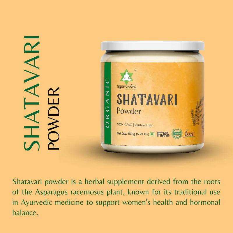 Ayurvedix Organic Shatavari Powder -150 gm