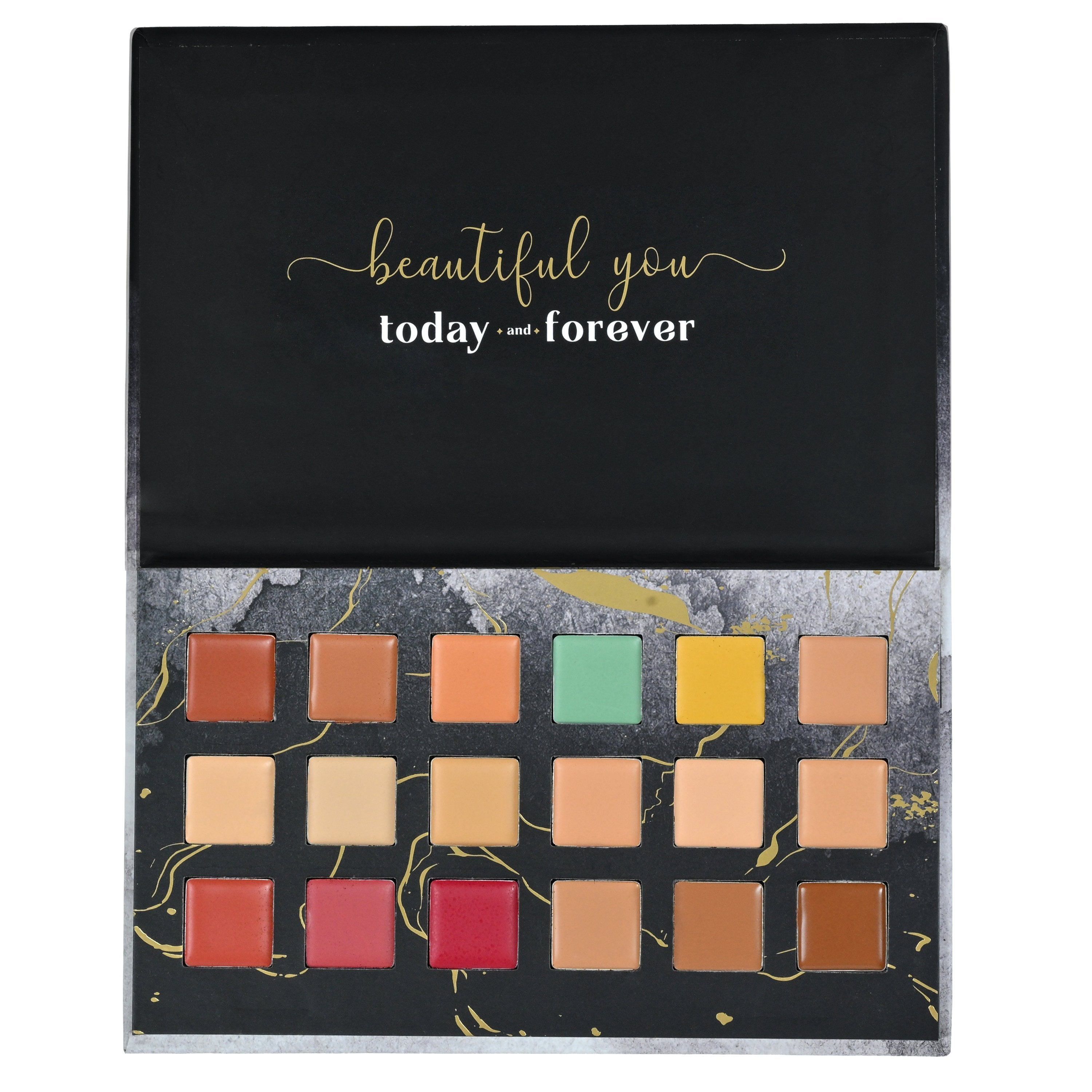 Aflairza One for All Palette –Aspire Edition-Mini 4-in-1 Face Palette-Foundation, Concealer, Blush & Contour