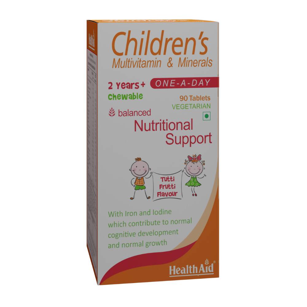 HealthAid Childrens MultiVitamin and Minerals Chewable Tablets