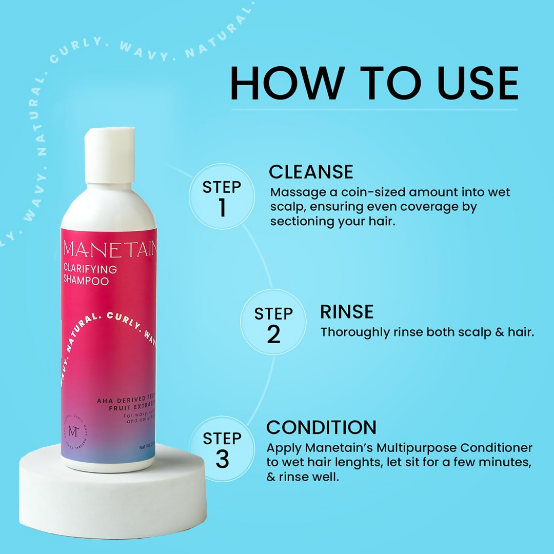 Manetain Clarifying Shampoo For All Hair Types