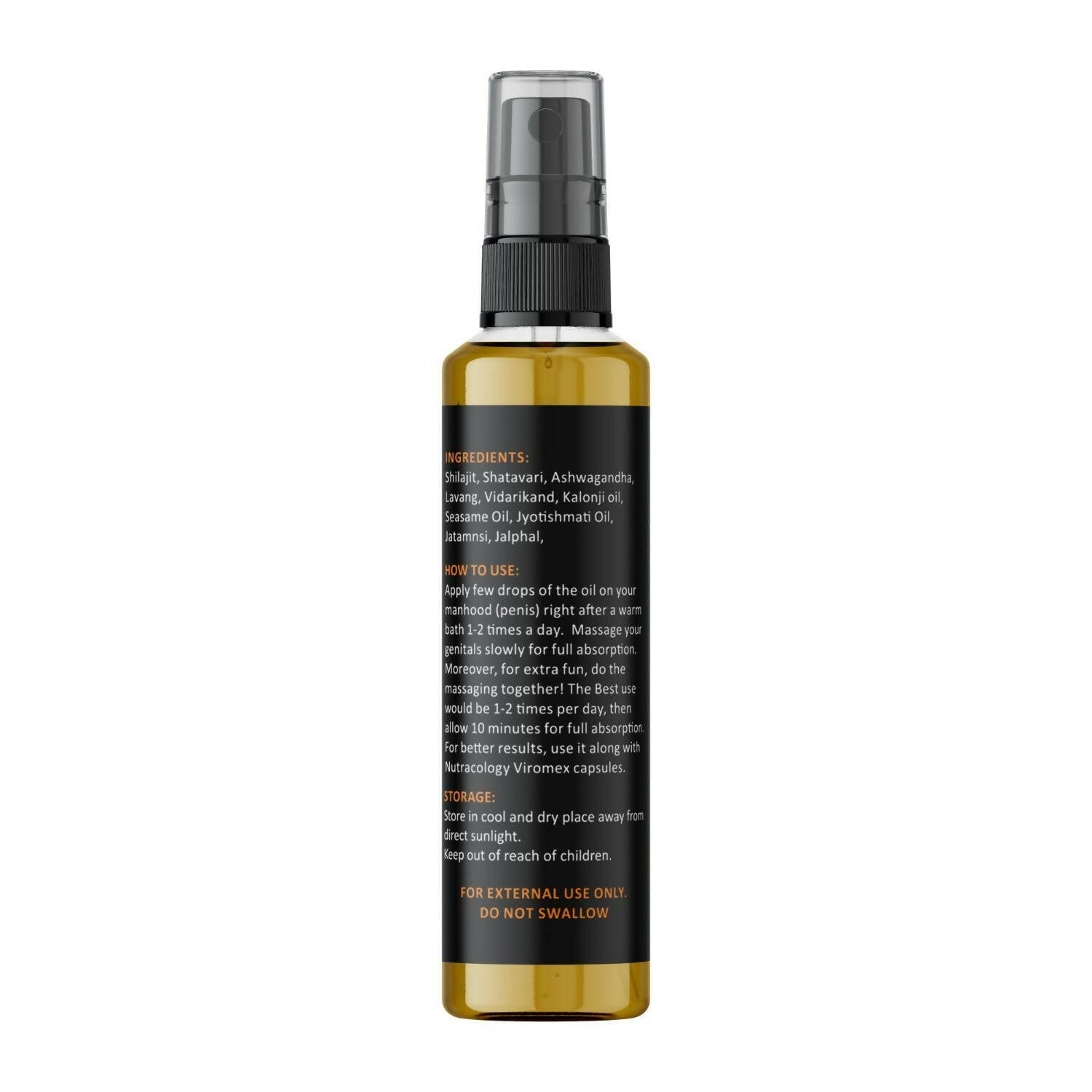 Nutracology Erekt Oil for Strength & Power - Men