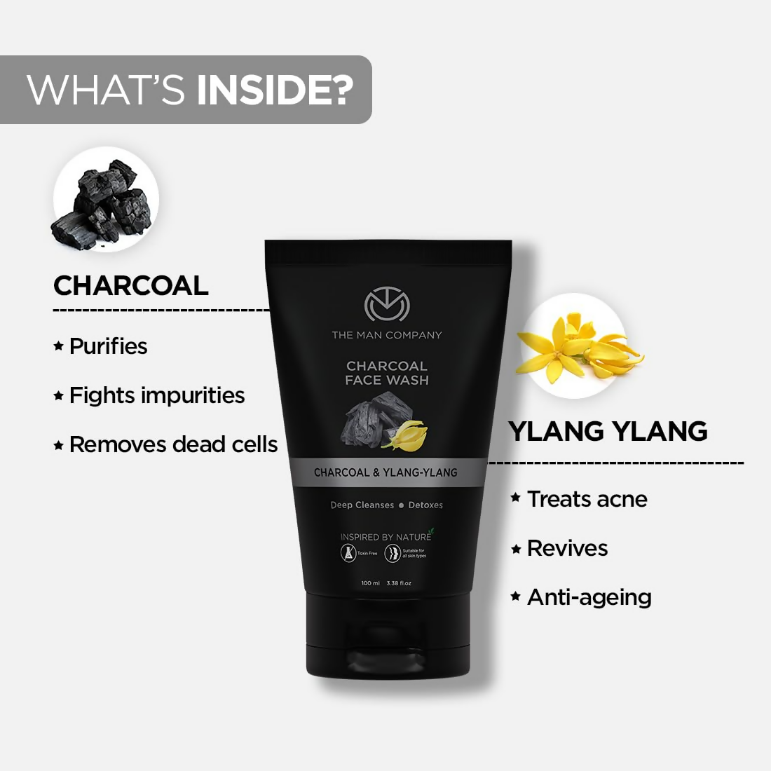 The Man Company Charcoal Face Care Kit