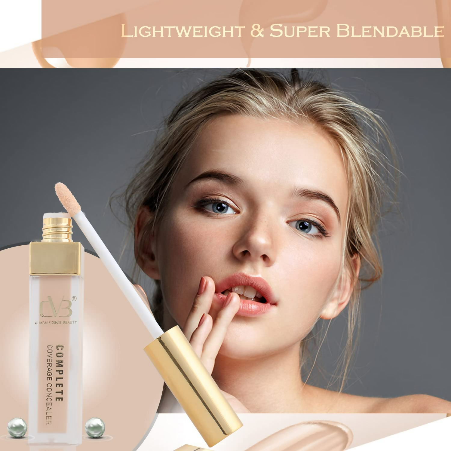 CVB C97 Natural Nude Complete Coverage Liquid Concealer Soft Ivory