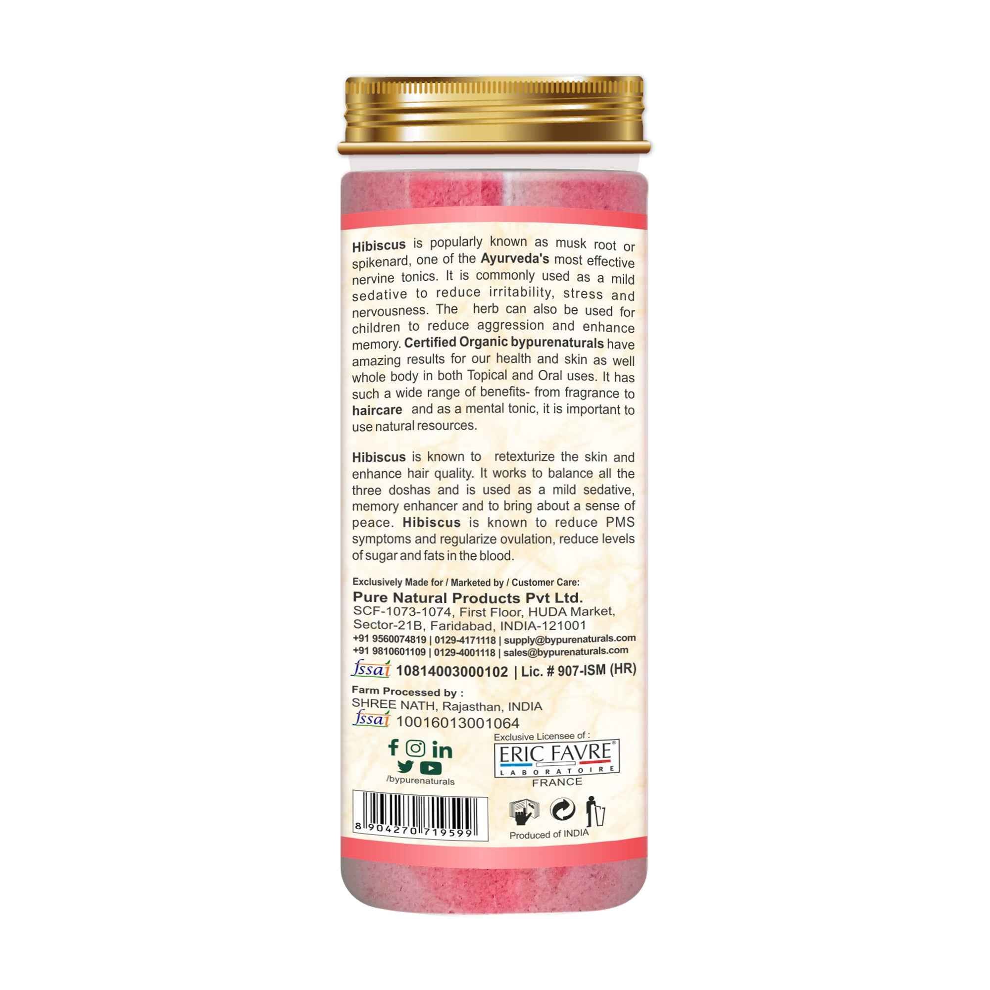 byPureNaturals Organic Hibiscus Powder