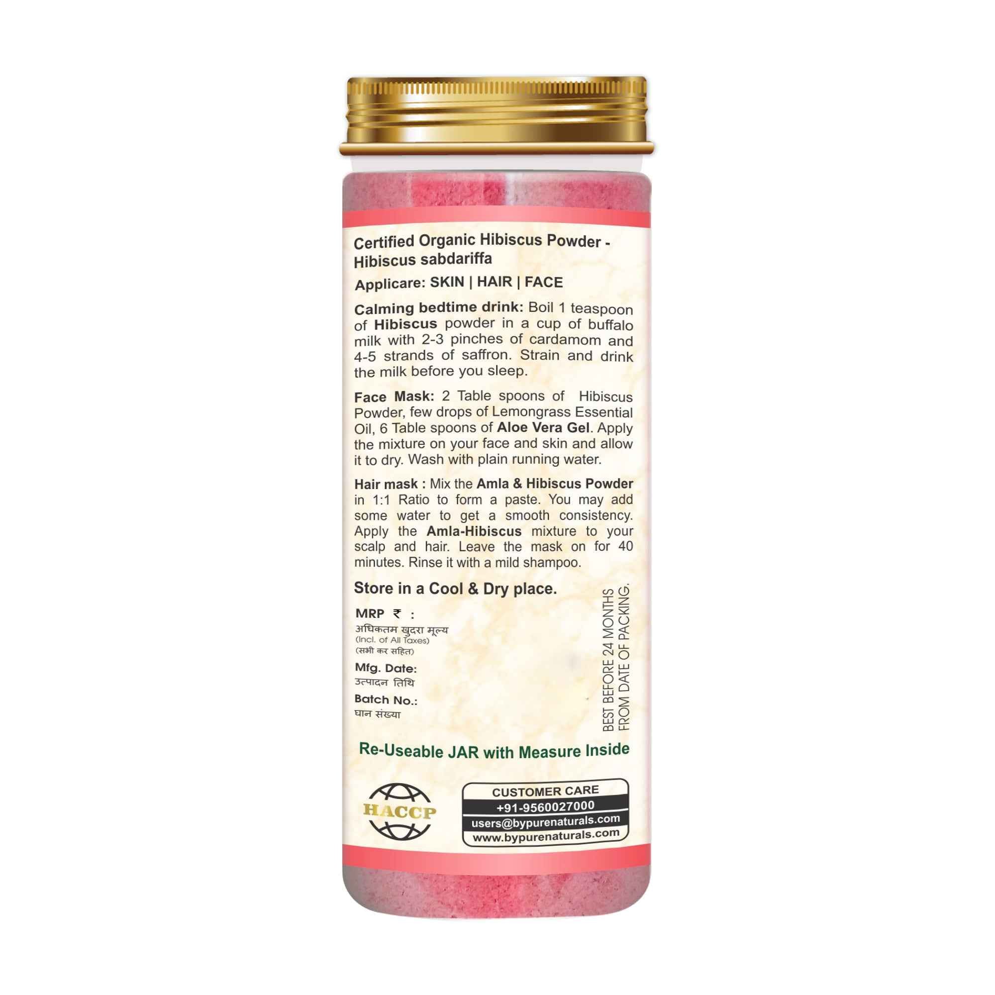 byPureNaturals Organic Hibiscus Powder