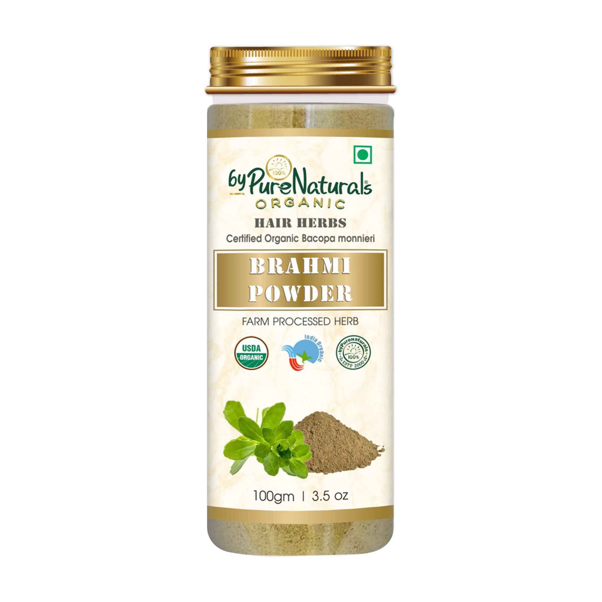 byPureNaturals Organic Brahmi Powder