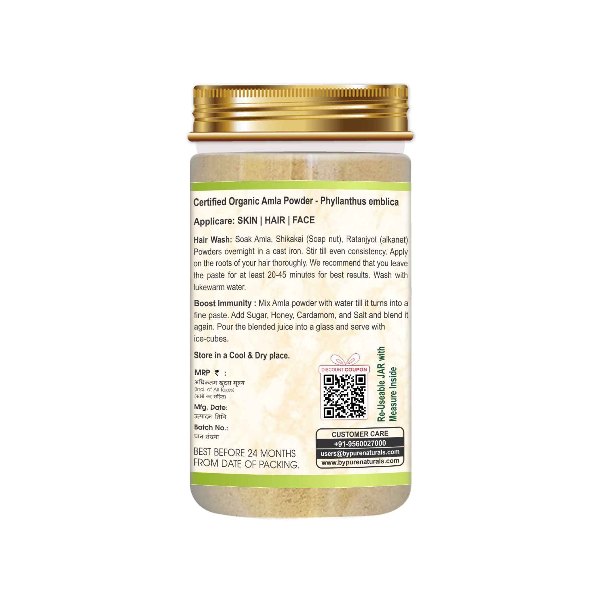 byPureNaturals Organic Amla Powder