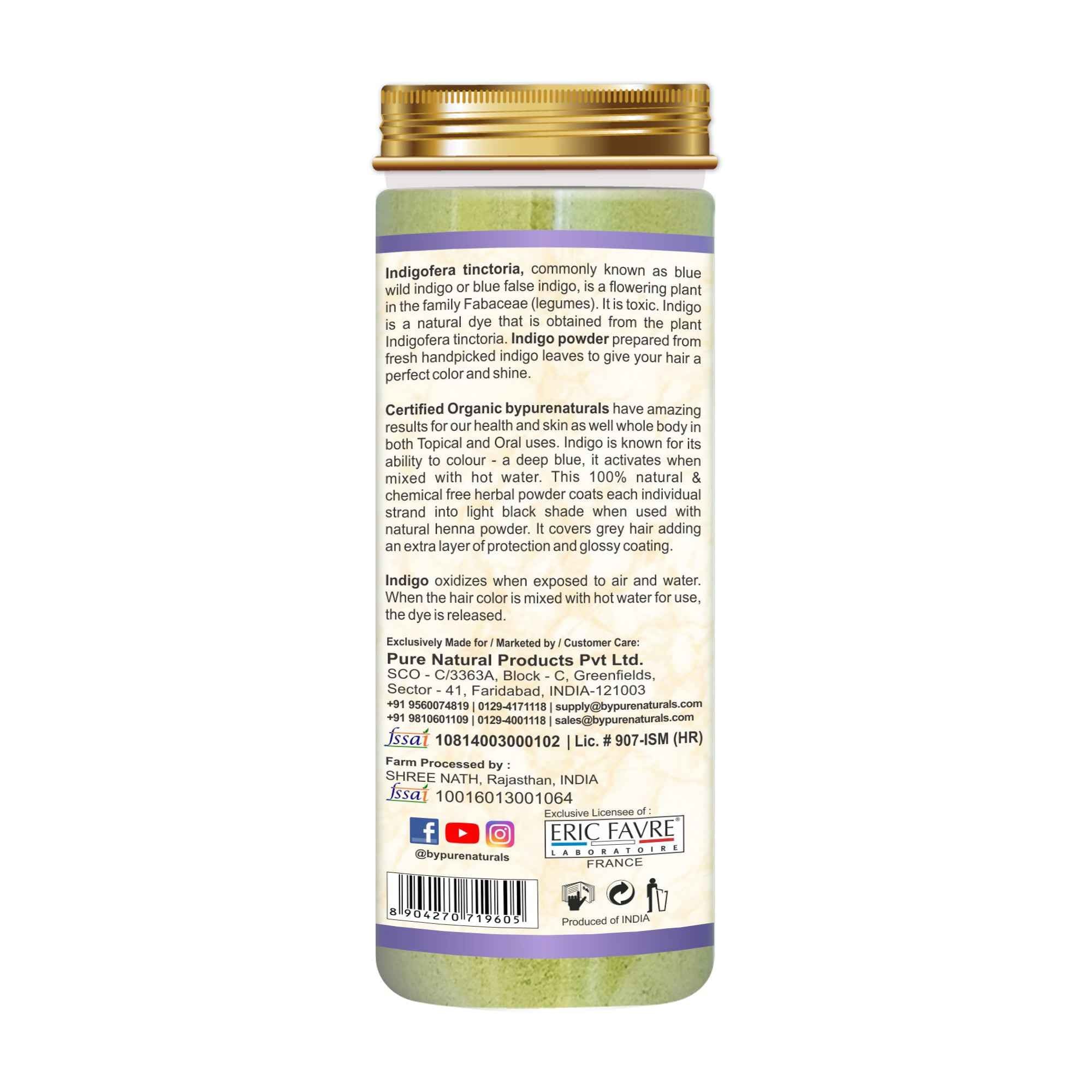 byPureNaturals Organic Indigo Powder