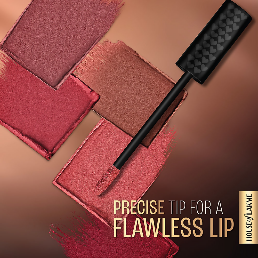 Lakme Xtraordin-Airy Velvet Matte Lip Mousse - Perfect Match Pink