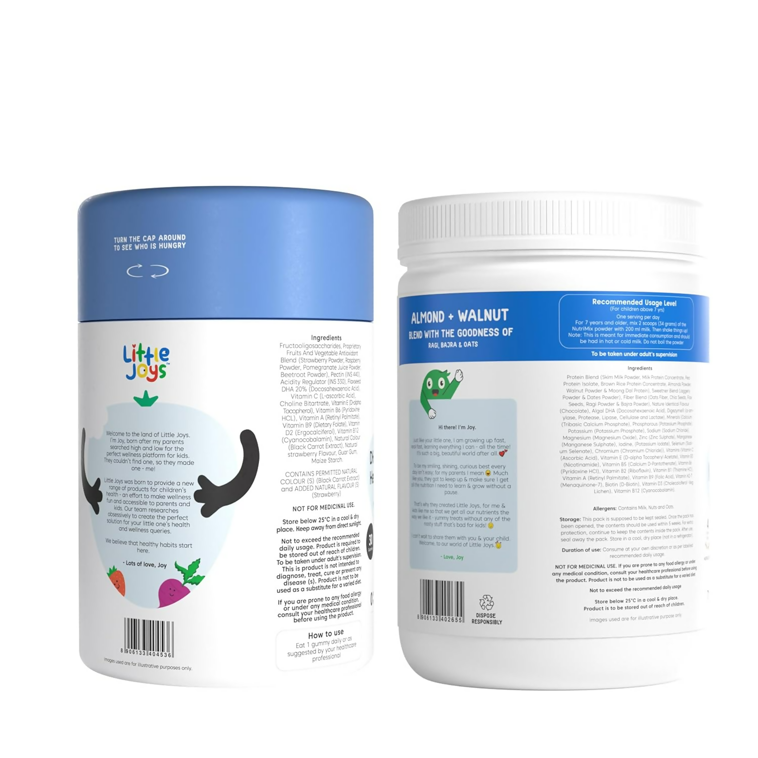 Little Joys With NutriMix Brain Health Gummies Development Kit For Better Focus & Memory ( 2 To 6 Years)