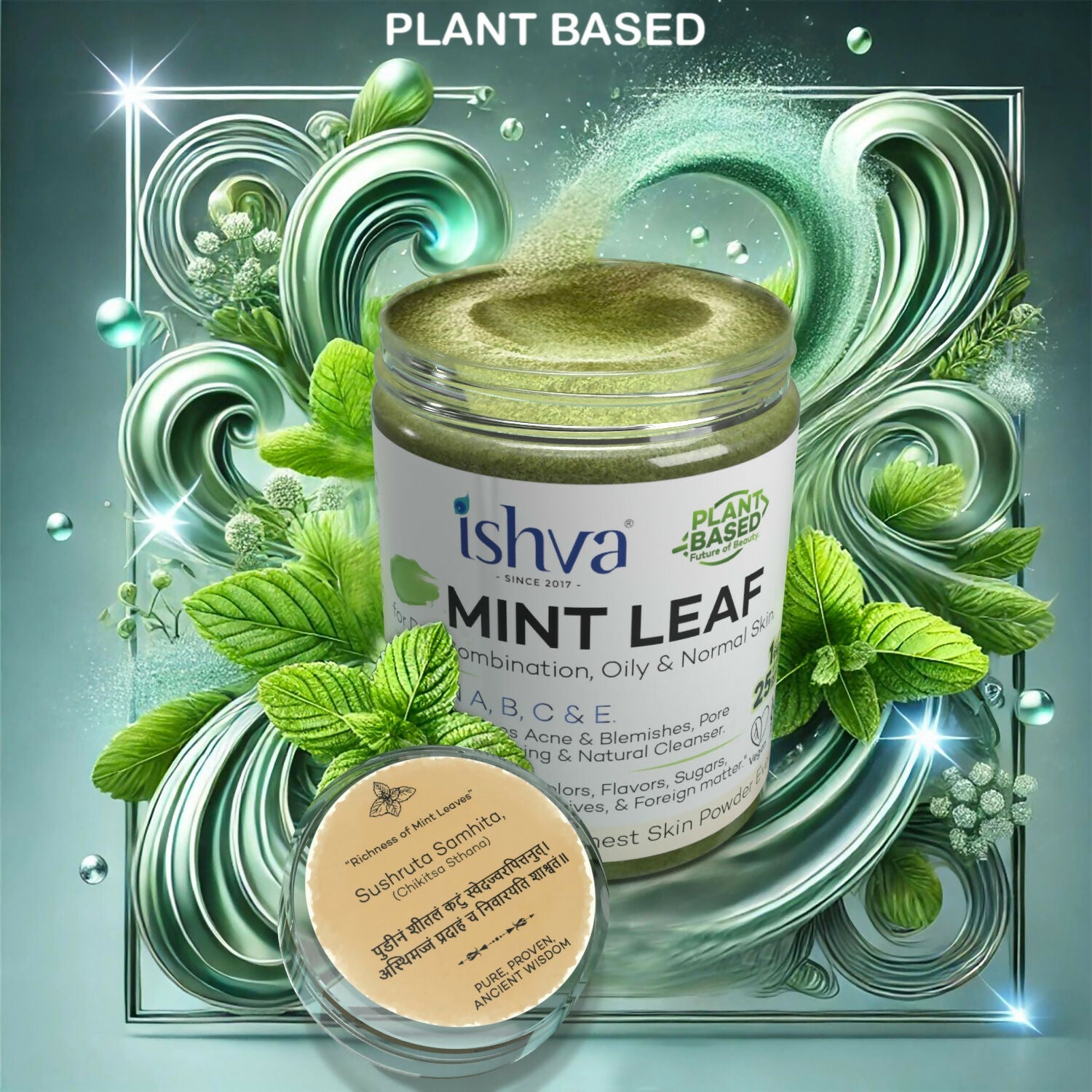 Ishva Mint powder For Skin