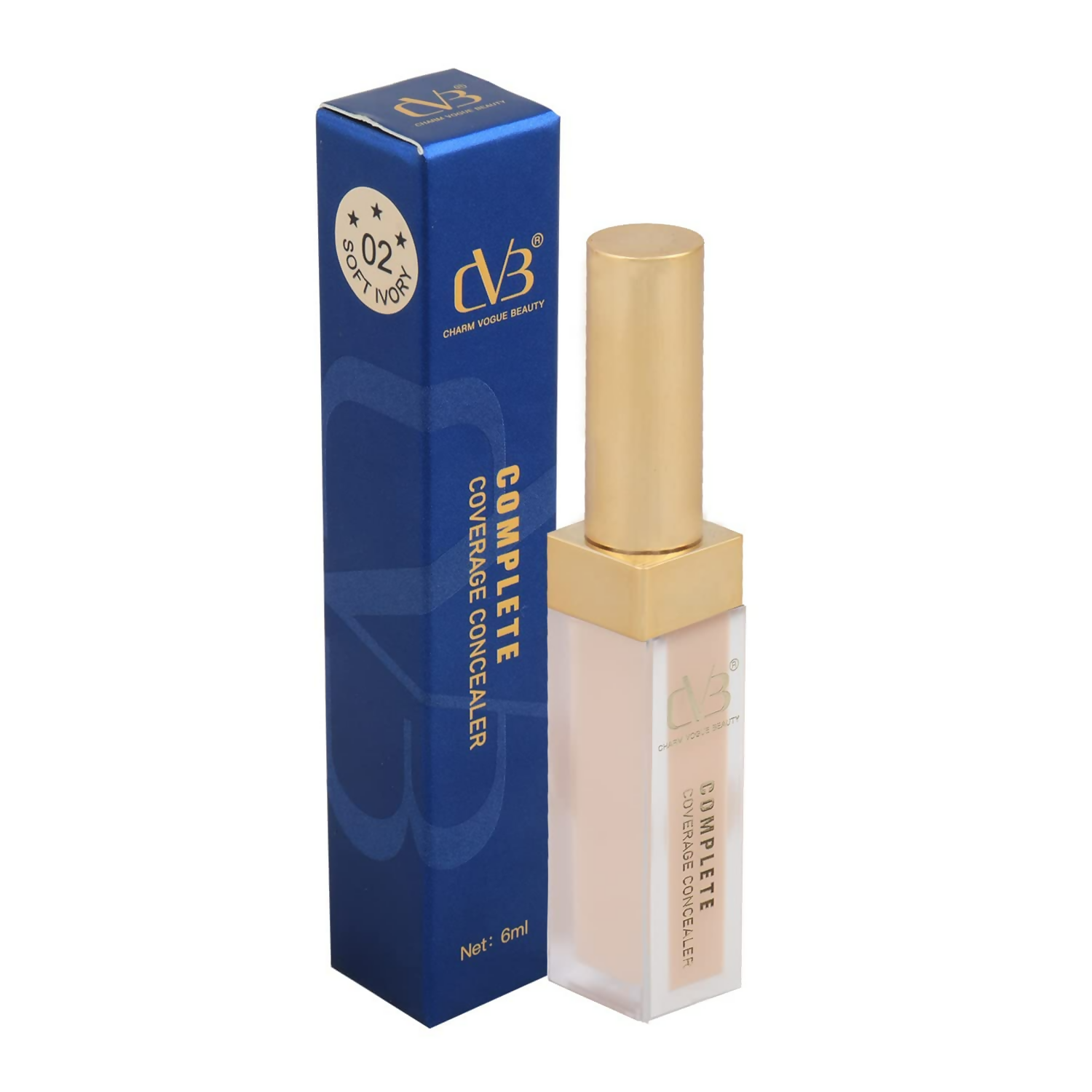 CVB C97 Natural Nude Complete Coverage Liquid Concealer Soft Ivory