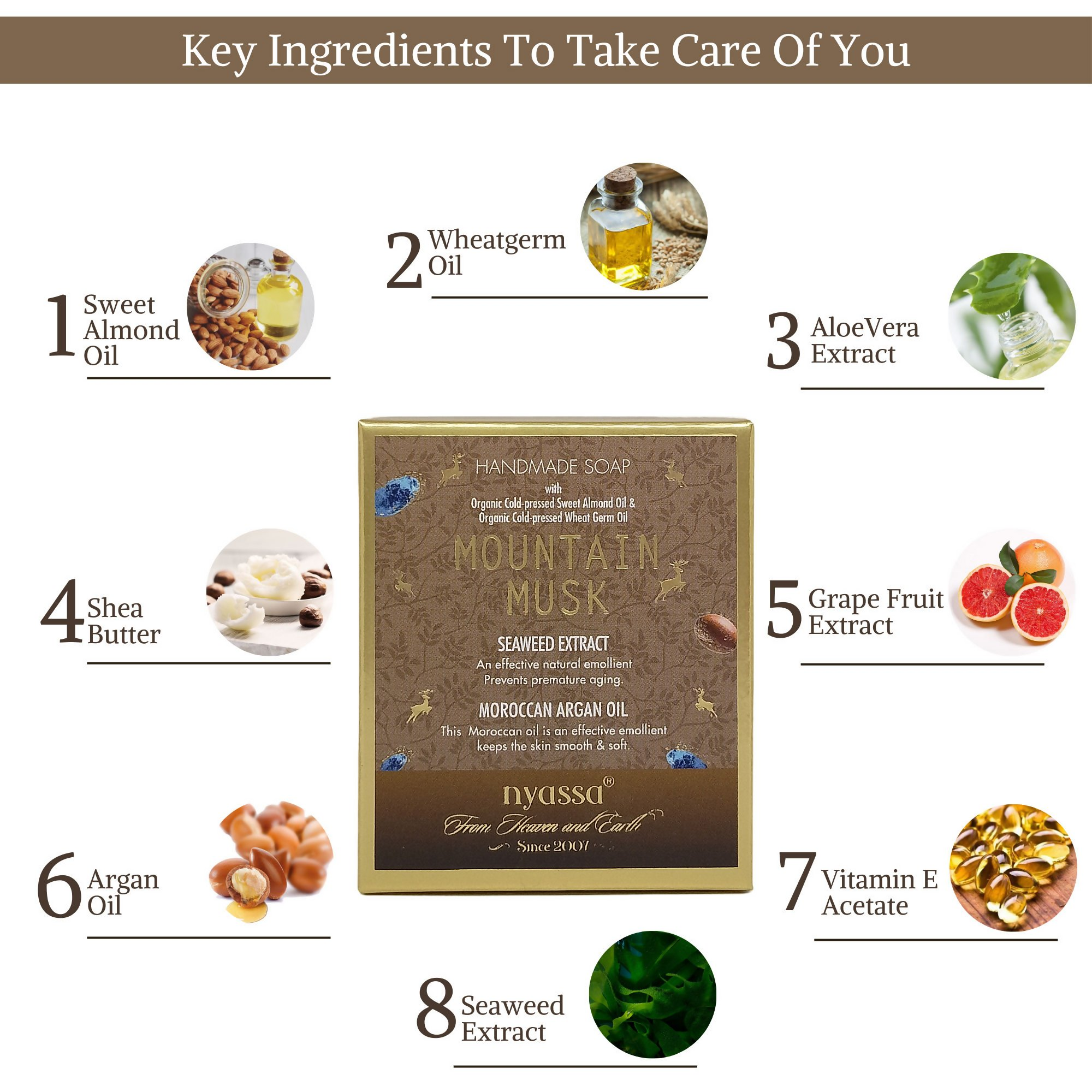 Nyassa Mountain Musk Handmade Soap
