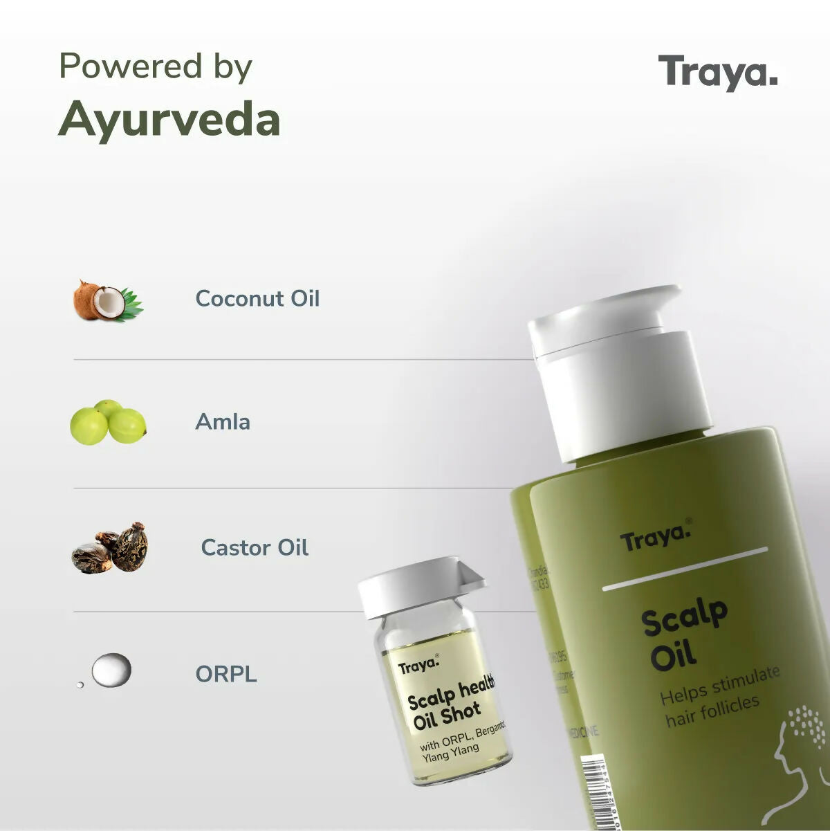 Traya Scalp Oil with Scalp Health Oil Shot