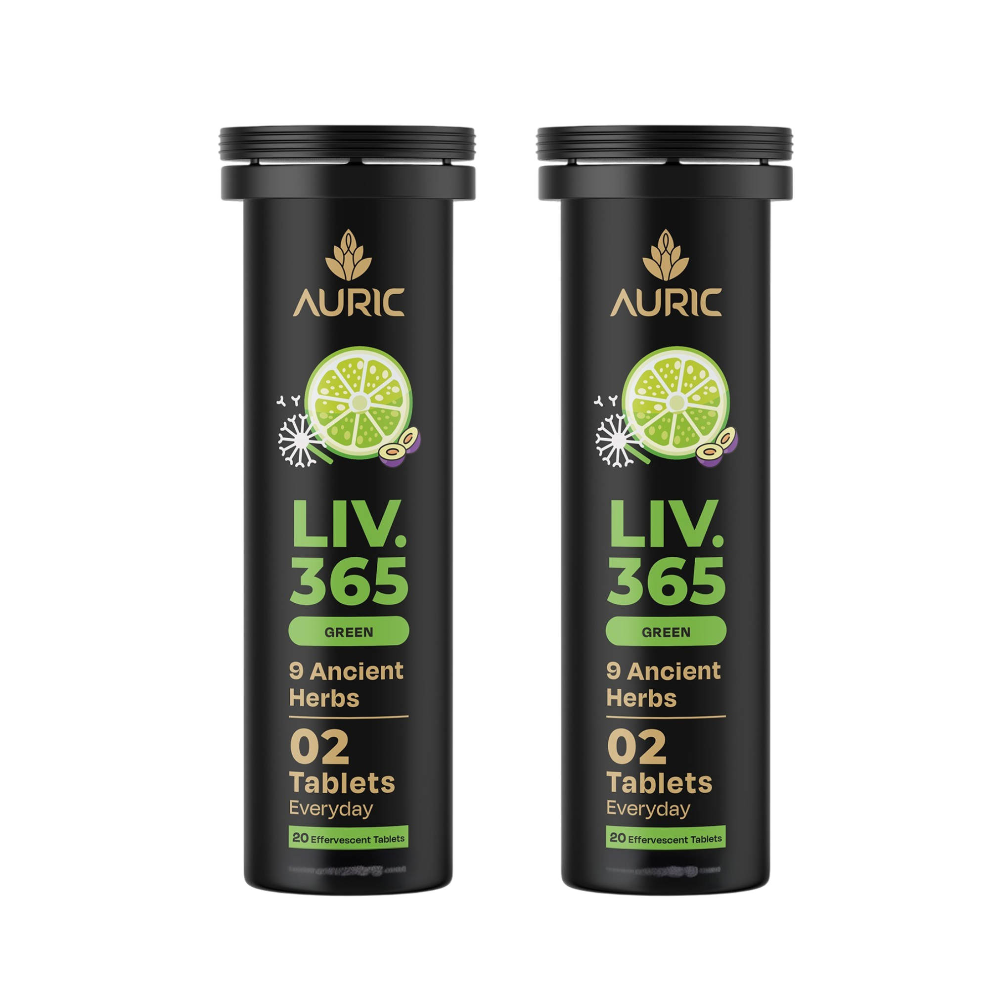 Auric Liv365 Tablets | Lemon Flavour