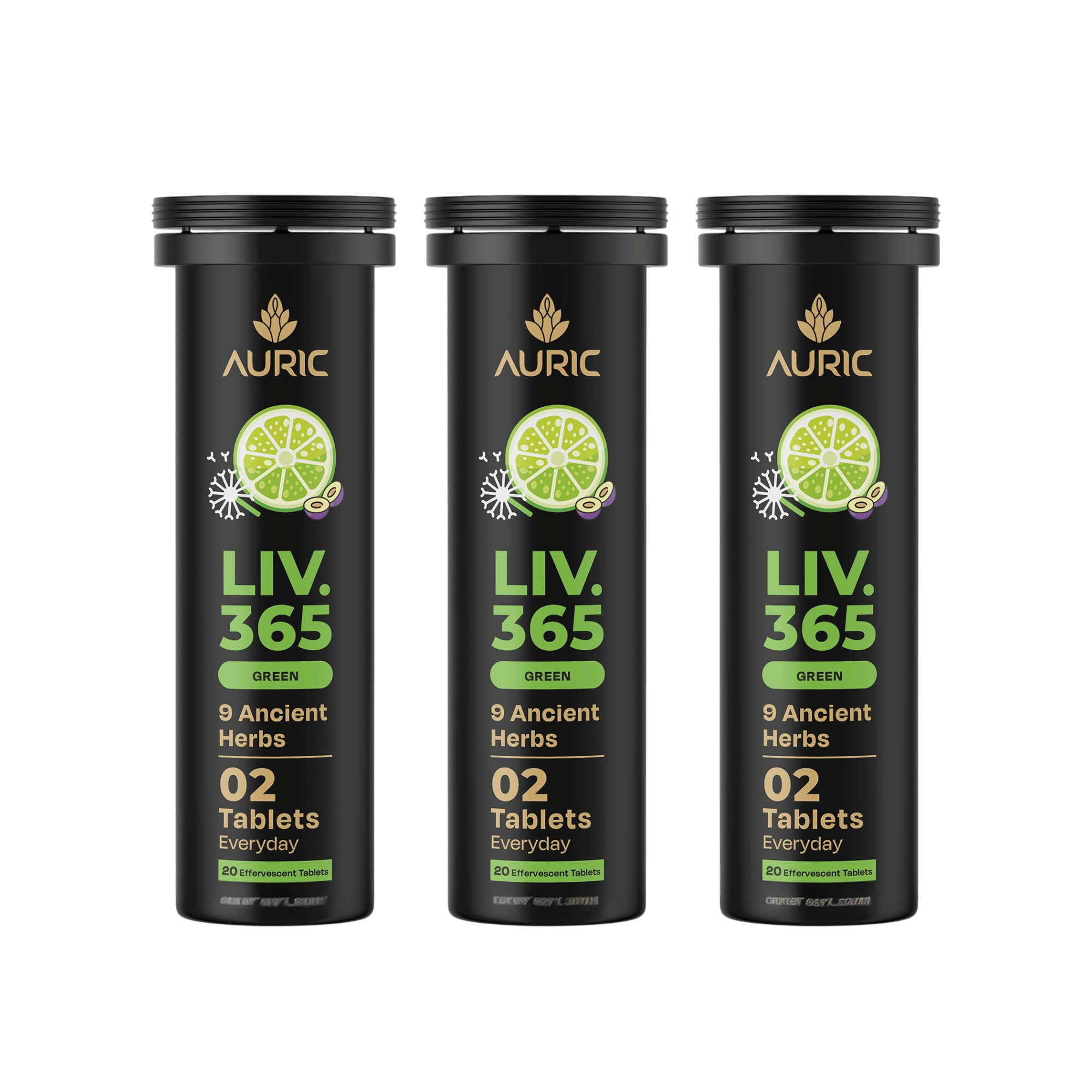 Auric Liv365 Tablets | Lemon Flavour