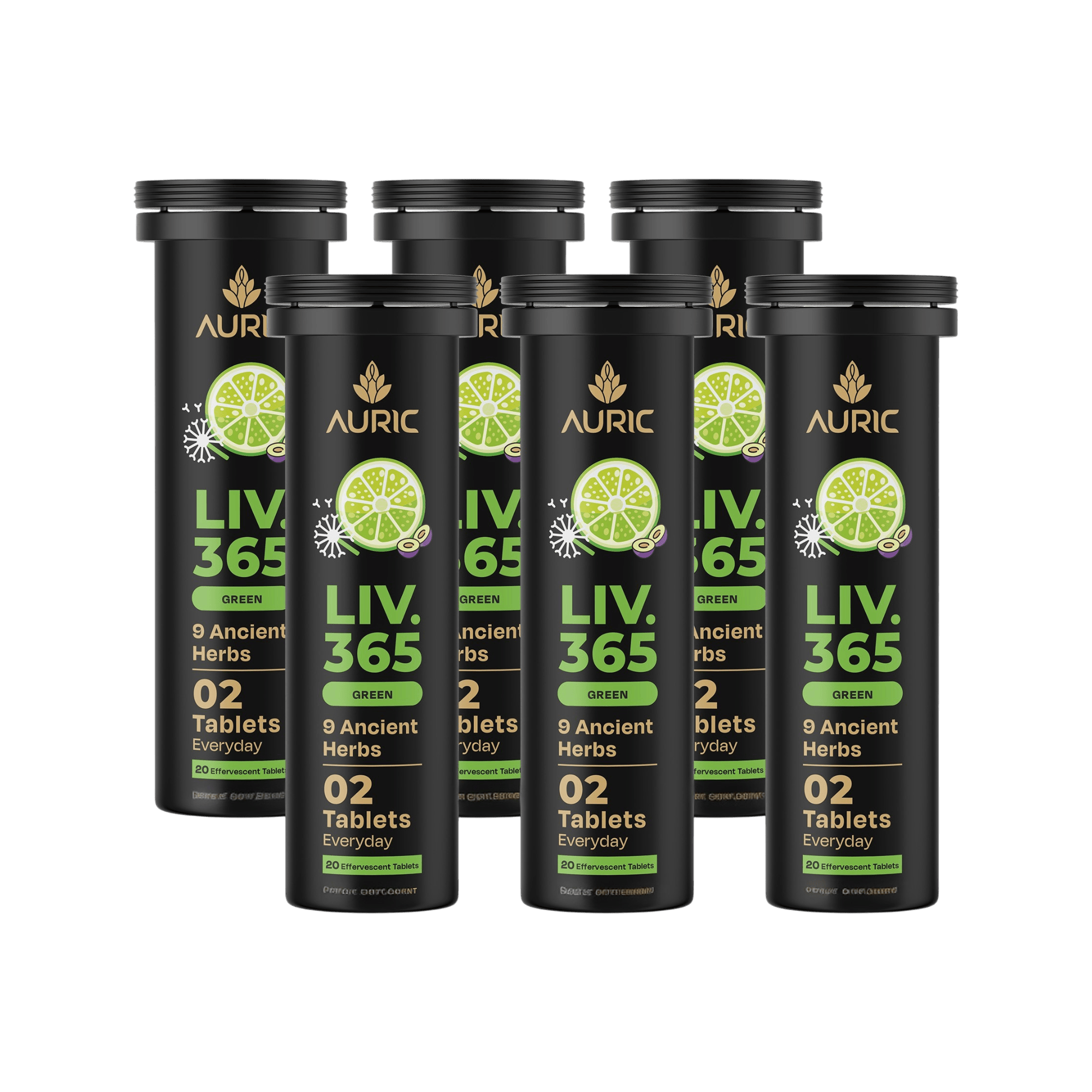 Auric Liv365 Tablets | Lemon Flavour