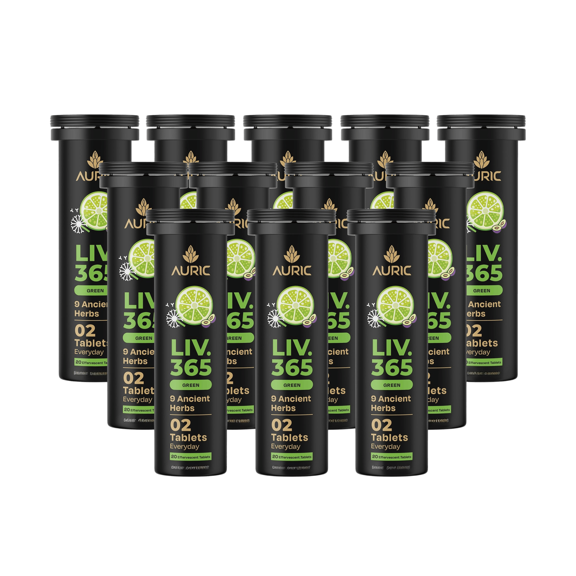Auric Liv365 Tablets | Lemon Flavour