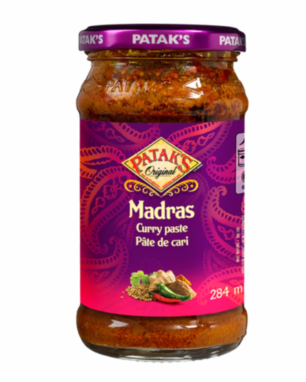 Patak's Curry Paste Madras 284 ml