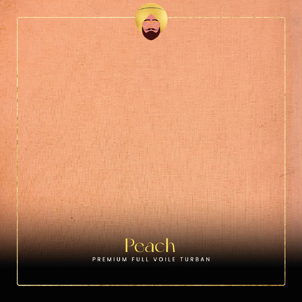 Peach | Premium Full Voile Turban