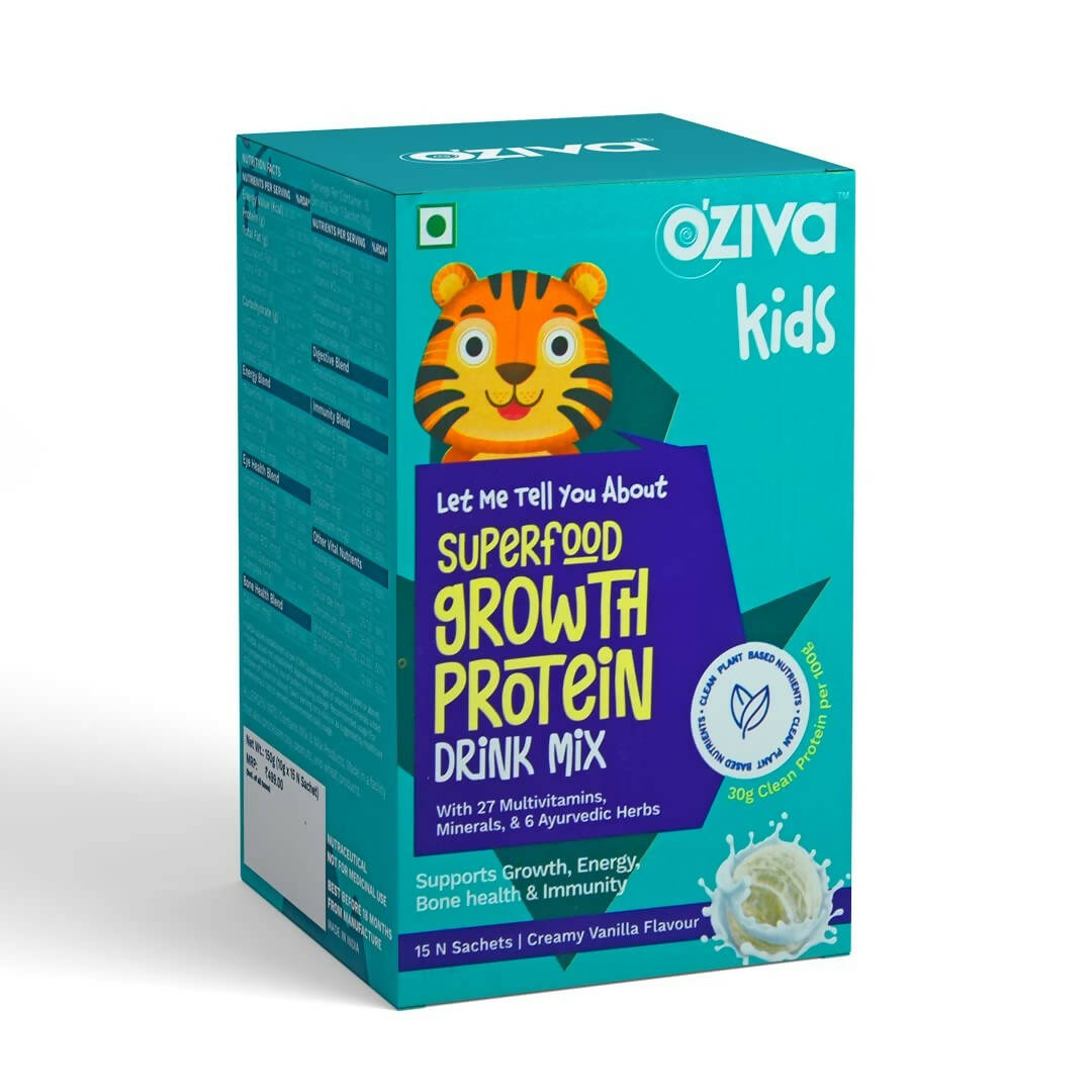 OZiva Kids Superfood Growth Protein Drink Mix