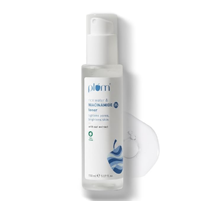 Plum 3% Niacinamide & Rice Water Face Toner 150 ml